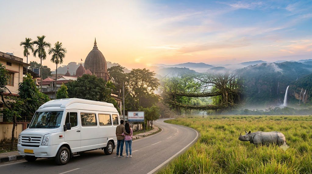 DK Northeast Travels best travel agency in Guwahati Panjabari offering Northeast India tour packages and travel services