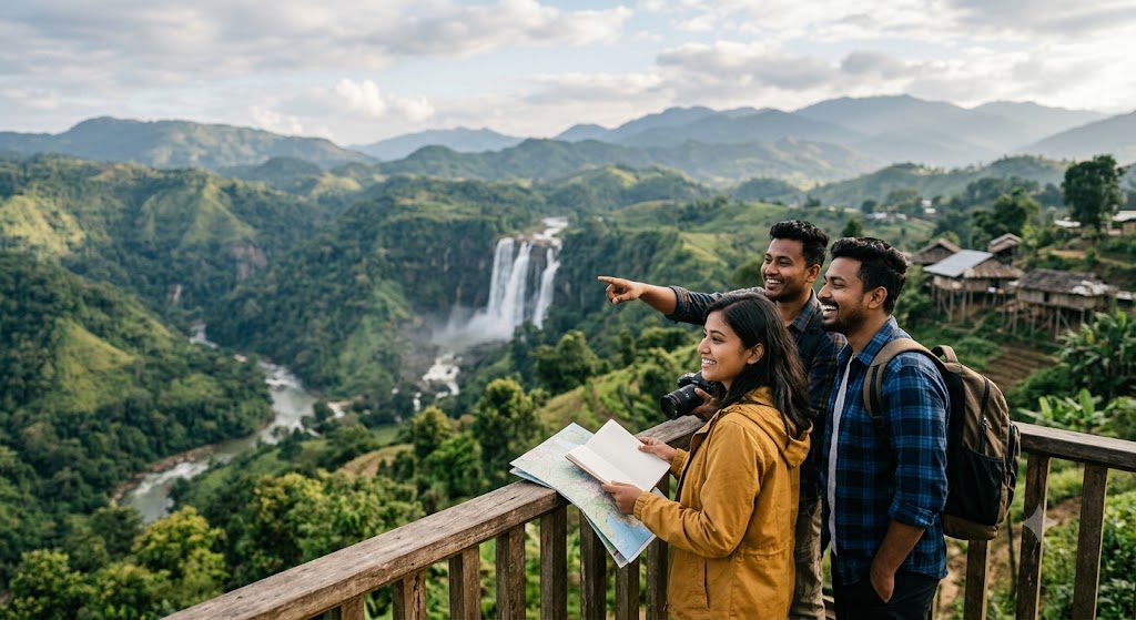 DK Northeast Travels best travel agency in Panjabari Guwahati offering customized tour packages and travel services